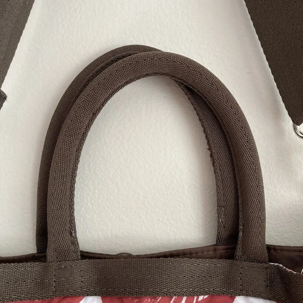 LeSportsac Liz Baby Diaper Bag Tote Large Pockets Rust Brown Utility Carry All